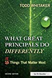 What Great Principals Do Differently