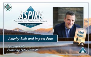 Peter DeWitt, Joshua Stamper, Aspire: The leadership Development Podcast, School Culture