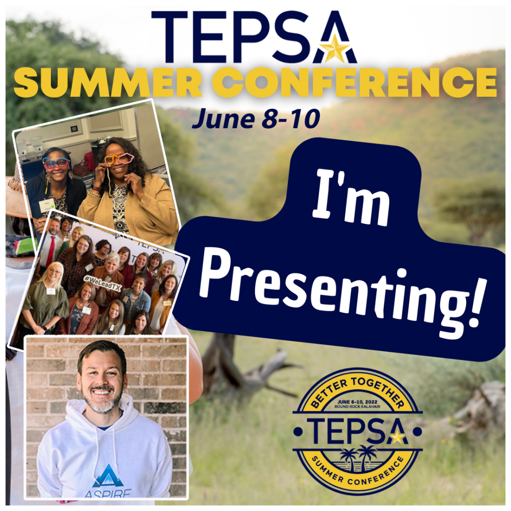 TEPSA, presenting Joshua Stamper, Aspire to Lead, #AspireLead