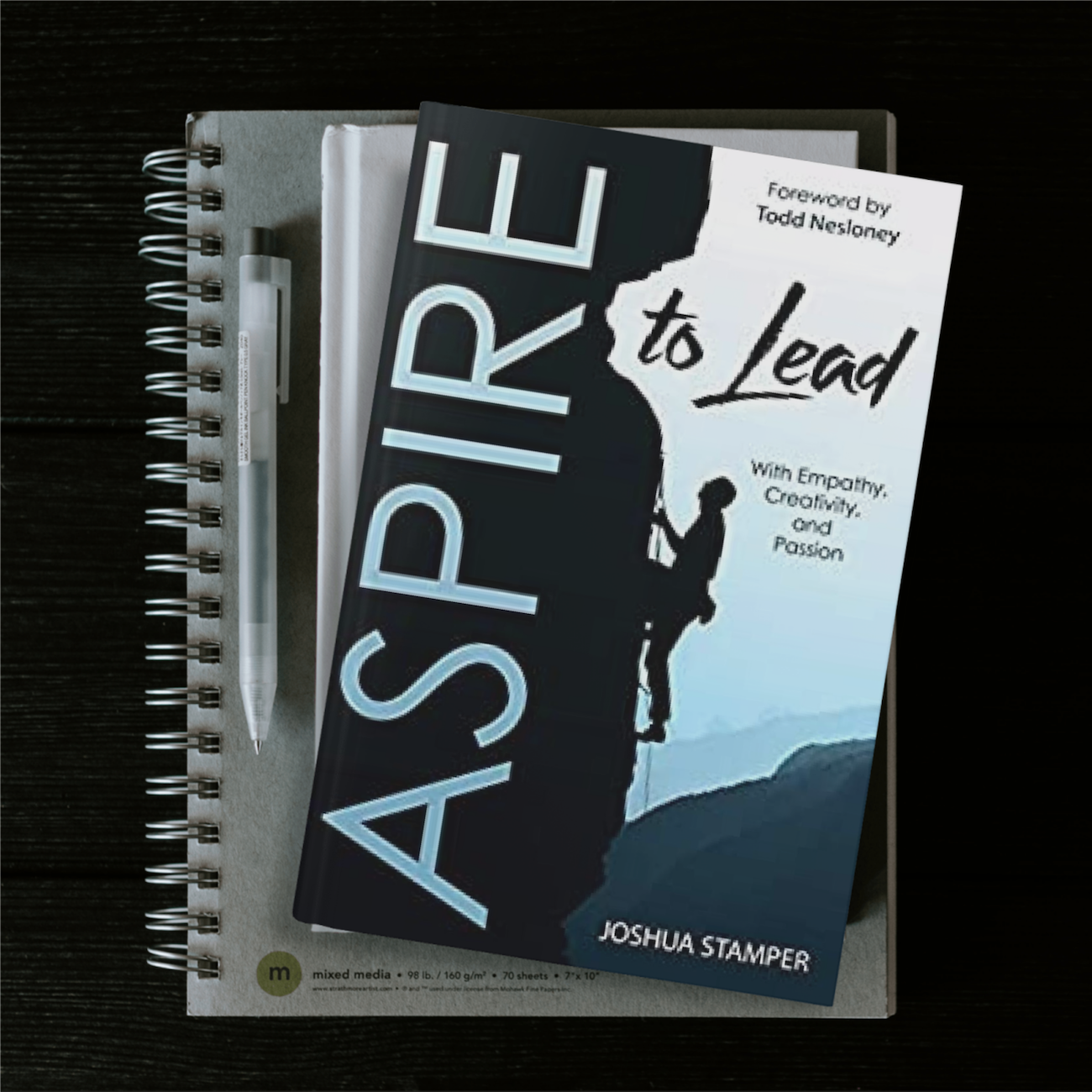 Aspire to Lead book, Joshua Stamper Aspire to Lead book, Joshua Stamper
