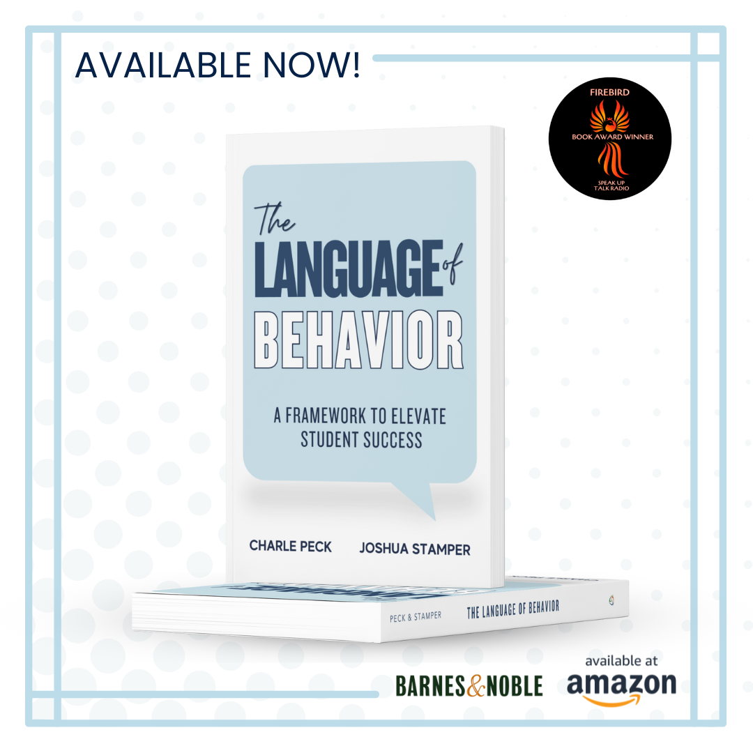 The Language of Behavior Book Award, 2025 Winner Speak Up Talk Radio Firebird Book Award, Education, Joshua-Stamper-and-Charle Peck The Language of Behavior Book Award, 2025 Winner Speak Up Talk Radio Firebird Book Award, Education, Joshua-Stamper-and-Charle Peck